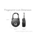 Smart Lockout Padlock Fingerprint For Safety With Tuya